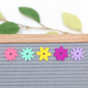 Flower Power de Candy Letters • Íconos de tableros de letras para primavera y jardín, día de la madre y Pascua • Accesorios para tableros de letras