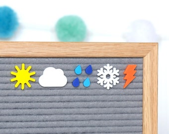 Any Kind of Weather by Candy Letters • Science, Weather, Spring & Mood Letter Board Icons • Teacher Gift • Letterboard Accessories