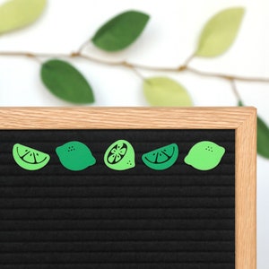 Lime All Yours by Candy Letters • Summer Picnic, Farmers Market and Limeade Stand Letter Board Icons • Letterboard Accessories