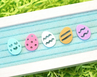 Easter Eggs (Pastels) by Candy Letters • Easter Decorations & Easter Bunny Basket Letter Board Icons • Letterboard Accessories
