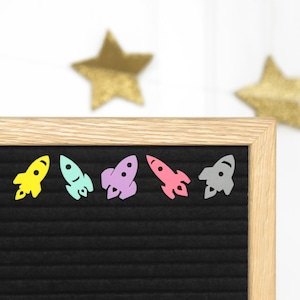 You Rocket My World (pasteles) de Candy Letters • Íconos para tableros de letras sobre ciencia, astronautas y el espacio • Regalo para maestros • Accesorios para tableros de letras