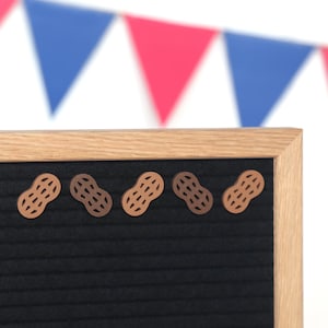 Peanuts by Candy Letters • Baseball Game, Boiled Peanut Stand & World Series Letter Board Icons • Letterboard Accessories