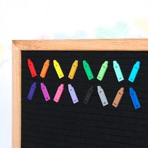Box of Crayons Bundle by Candy Letters • First Day of School & Teacher Appreciation Gift Letter Board Icons • Letterboard Accessories