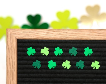 Shake Your Shamrocks (Minis) by Candy Letters • St. Patrick's Day Decorations & Leprechaun Letter Board Icons • Letterboard Accessories