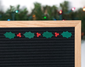 Holly & Berries by Candy Letters • Christmas Decorations and Winter Decor Letter Board Icons • Letterboard Accessories