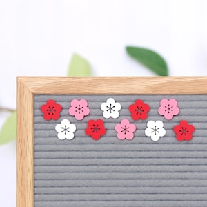 Flores de cerezo (miniaturas) de Candy Letters • Íconos para tableros de letras con motivos de Año Nuevo lunar y flores de primavera • Accesorios para tableros de letras