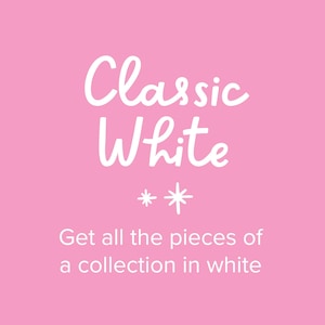 Classic White - Custom Letter Board Icons in all White • Letterboard Accessories