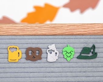 Oktoberfest - Autumn, Fall & Beer Letter Board / Letterboard Icon Set