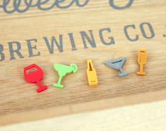 Cheers by Candy Letters • Cocktails & Drinks Letter Board Icons • Bar Sign • Letterboard Accessories