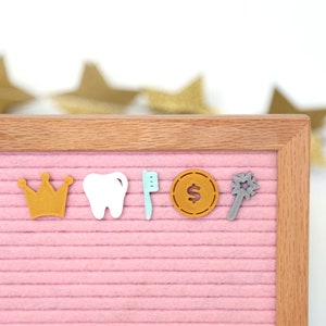 Tooth Fairy by Candy Letters • Lost Tooth & Dentist Letter Board Icons • Letterboard Accessories