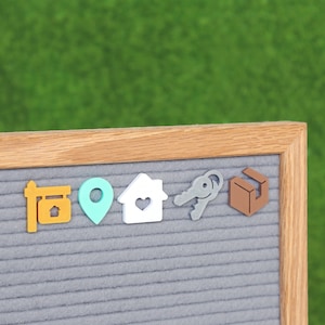 Hogar dulce hogar de Candy Letters • Íconos para tableros de letras para casas nuevas, inauguración de la casa, primera casa, jornada de puertas abiertas y agentes inmobiliarios • Accesorios para tableros de letras