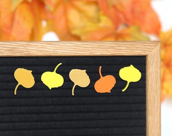 Aspen Leaves by Candy Letters • Autumn Decor, Colorado Fall & Thanksgiving Decorations Letter Board Icons • Letterboard Accessories