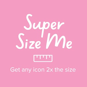 Super Size Me - Custom Large Sized Letter Board Icons • Letterboard Accessories