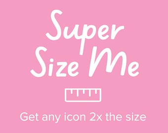 Super Size Me - Custom Large Sized Letter Board Icons • Letterboard Accessories