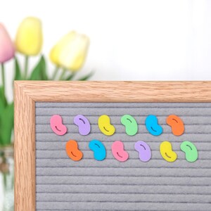Jelly Beans por Candy Letters • Decorações de Páscoa e ícones de quadro de letras para cesta de coelhinho da Páscoa • Acessórios para papel timbrado