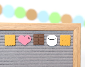 Love You Smore by Candy Letters • Camping & Summer Letter Board Icons • Letterboard Accessories