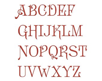 ONLY 3 inches ,INSTANT DOWNLOAD Font Machine Embroidery Design-- SB1209