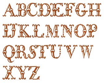 INSTANT DOWNLOAD Font Machine Embroidery Design-- SB1296
