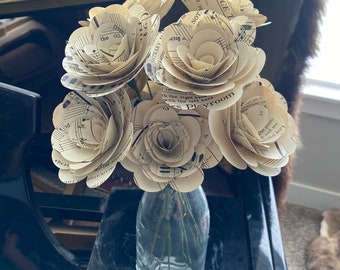 Sheet Music Roses Etsy