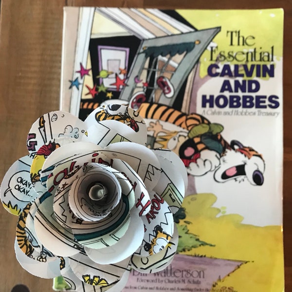 Calvin and Hobbes Comic Book Roses