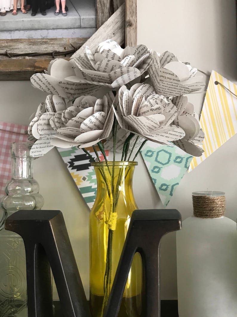 Varying Quantity Book Page Paper Roses 3 Harry Potter Book Roses Paperback Book