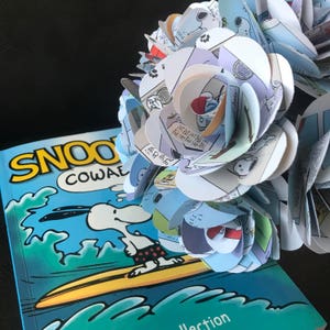 Snoopy Comic Book Roses
