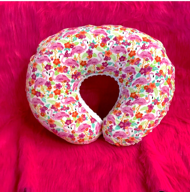 flamingo boppy cover