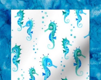 seahorse crib bedding