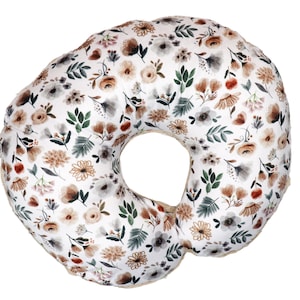 Sage Floral | Nursing Pillow Cover | Girl Nursery | Baby Shower Gift | Baby Girl | Neutral | Tan | Breastfeeding Support Pillow