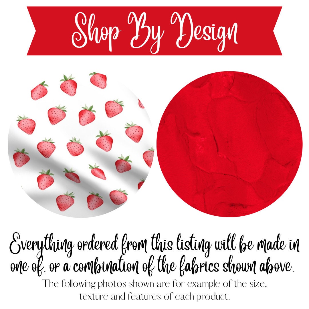 Shortcake Minky Baby Blanket Nursing Pillow Cover Etsy