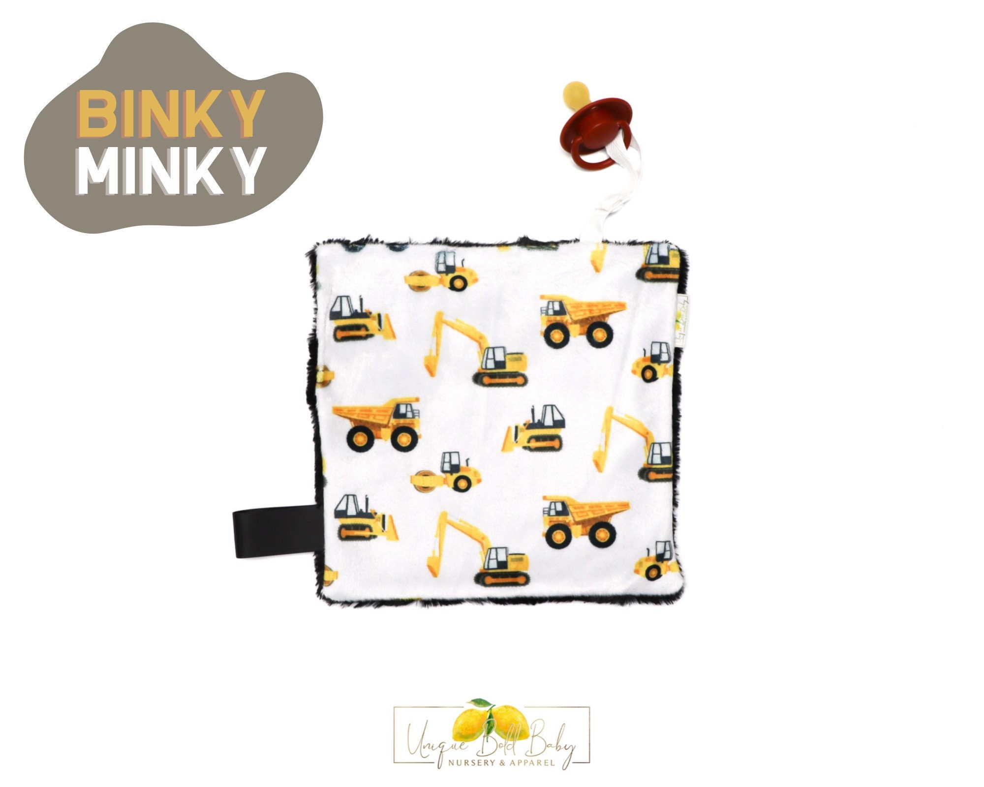 Construction Minky Baby Blanket Nursing Pillow Cover Etsy