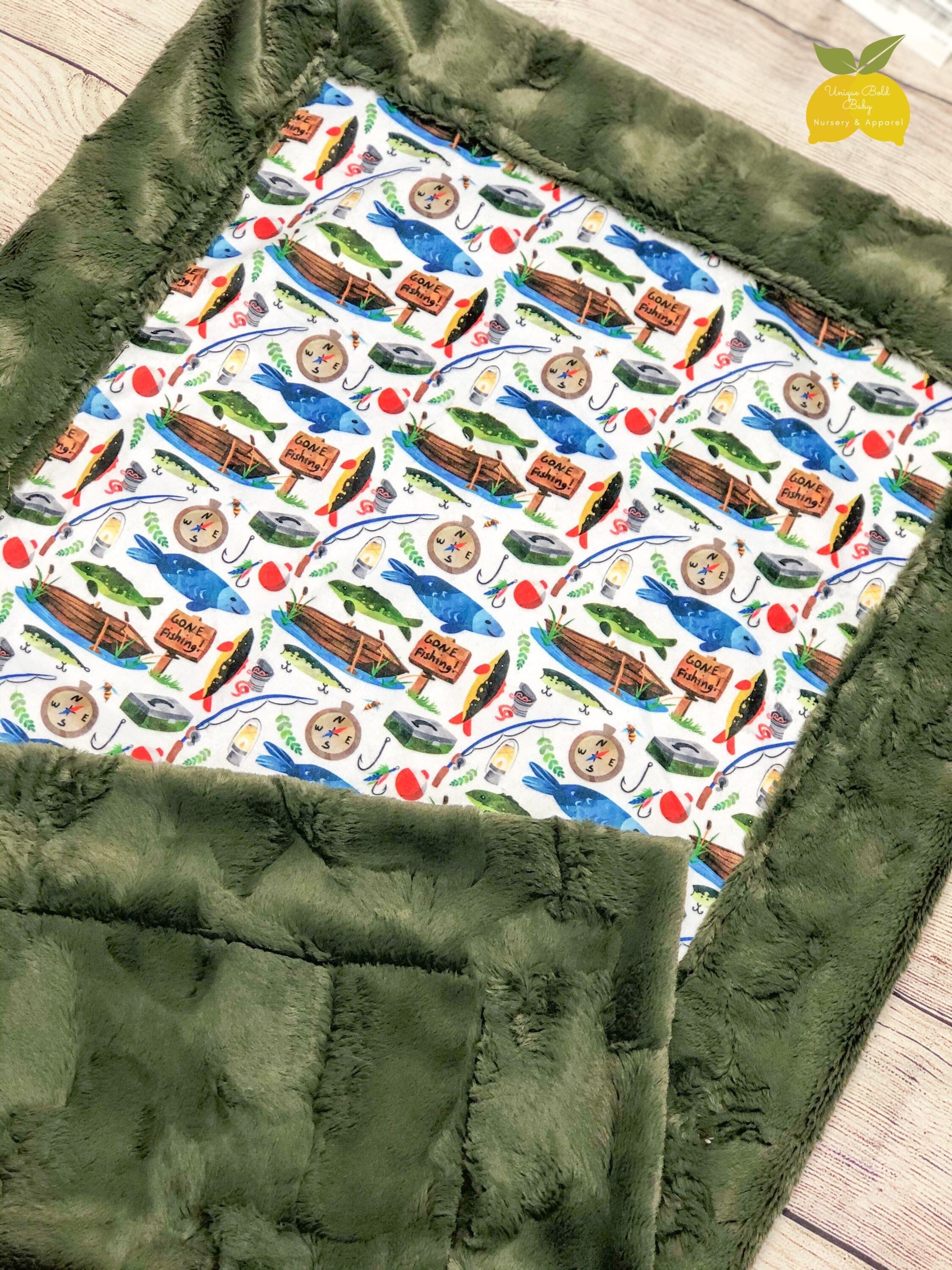 Little unicorn gone fishing quilt hotsell