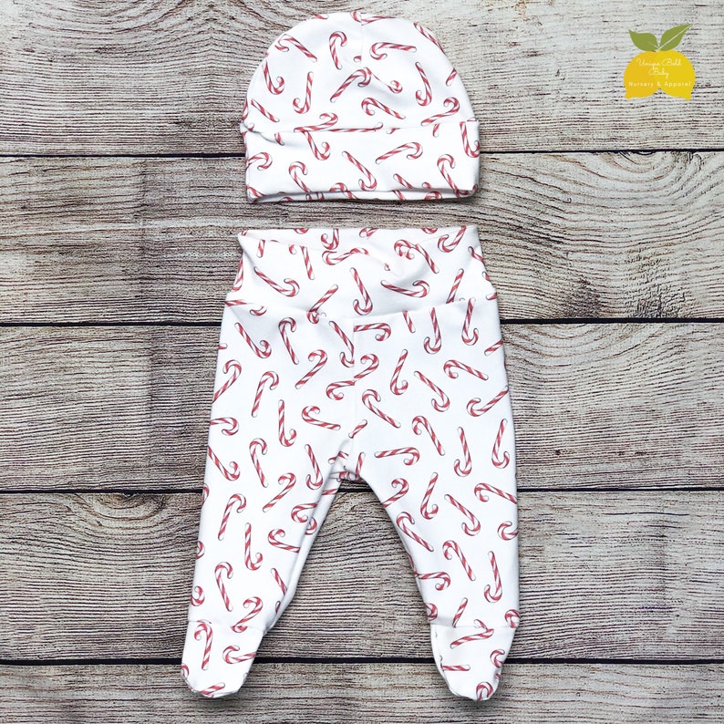 Candy Canes First Christmas Swaddle Newborn Outfit Set Etsy