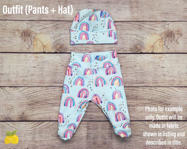 Footed Pants Girl Swaddle Newborn Outfit Set Baby Hat Beanie Swaddle Set Bright Blue Floral Swaddle Blanket Take Home Outfit
