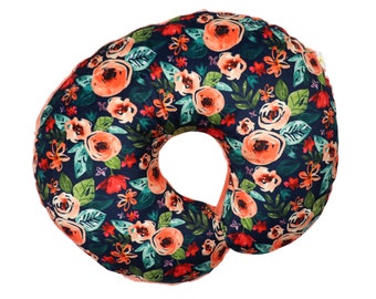 Cora Flora - Floral Minky Nursing Pillow Cover
