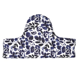 Navy Floral | IKEA Highchair Cushion Cover | Baby Led Weaning | Zipper Bottom | Baby Shower Gift | Antilop Cover | 100% Cotton | Girl