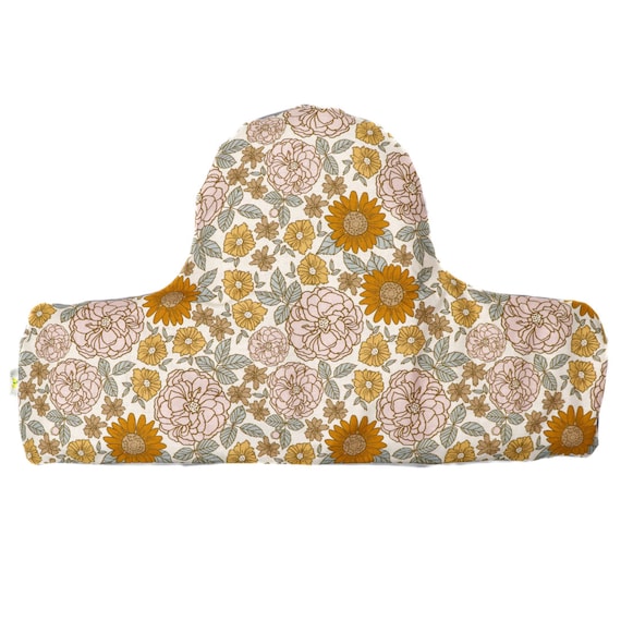 Golden Girl | ANTILOP Cushion Cover | IKEA High Chair | Baby Led Weaning | Girl Nursery Décor | Baby Shower Gift | Floral Beige Mustard