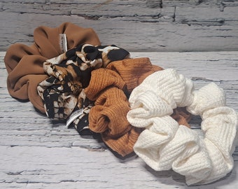 Chouchou elastic scrunchie hair accessory autumn