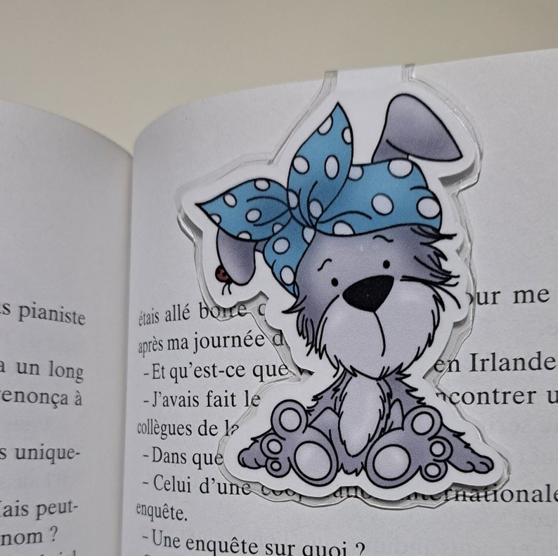 Magnetic bookmark dog bookmark image 4