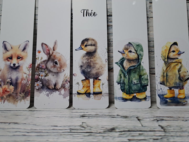 Bookmark rabbit bookmark gift educator teacher book accessory image 2