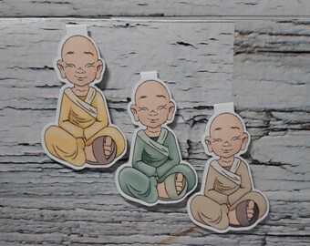 Zen Buddha magnetic bookmark