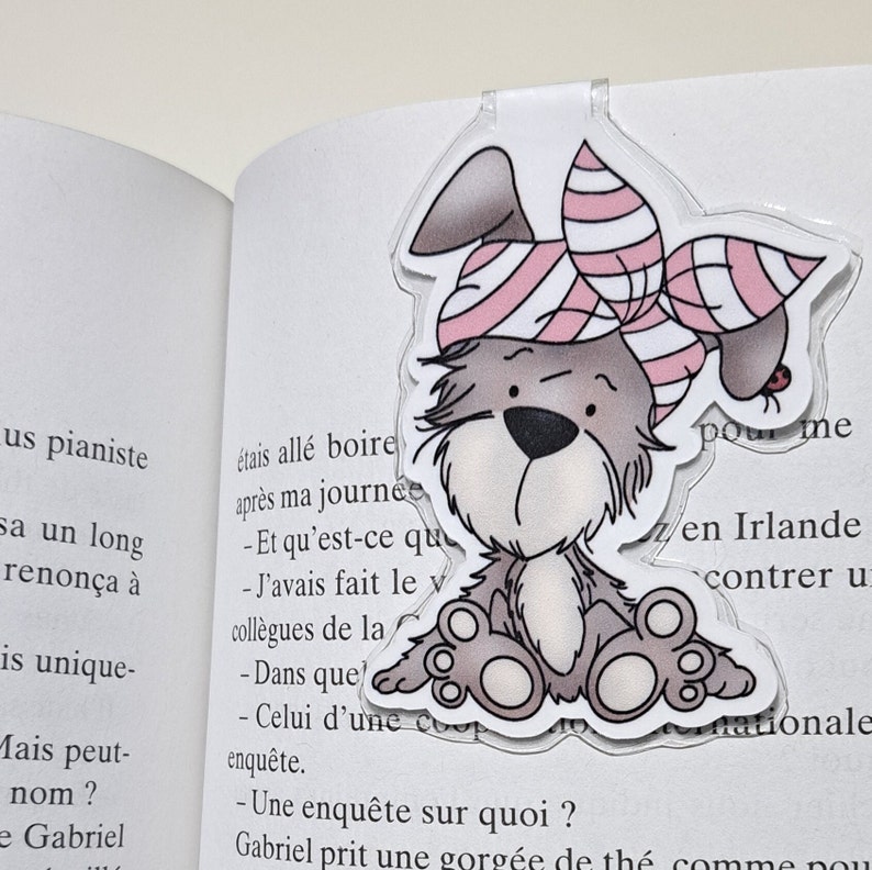 Magnetic bookmark dog bookmark image 5