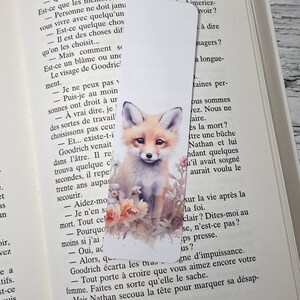 Bookmark rabbit bookmark gift educator teacher book accessory Renard