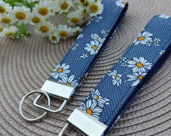 Key ring strap fabric bracelet