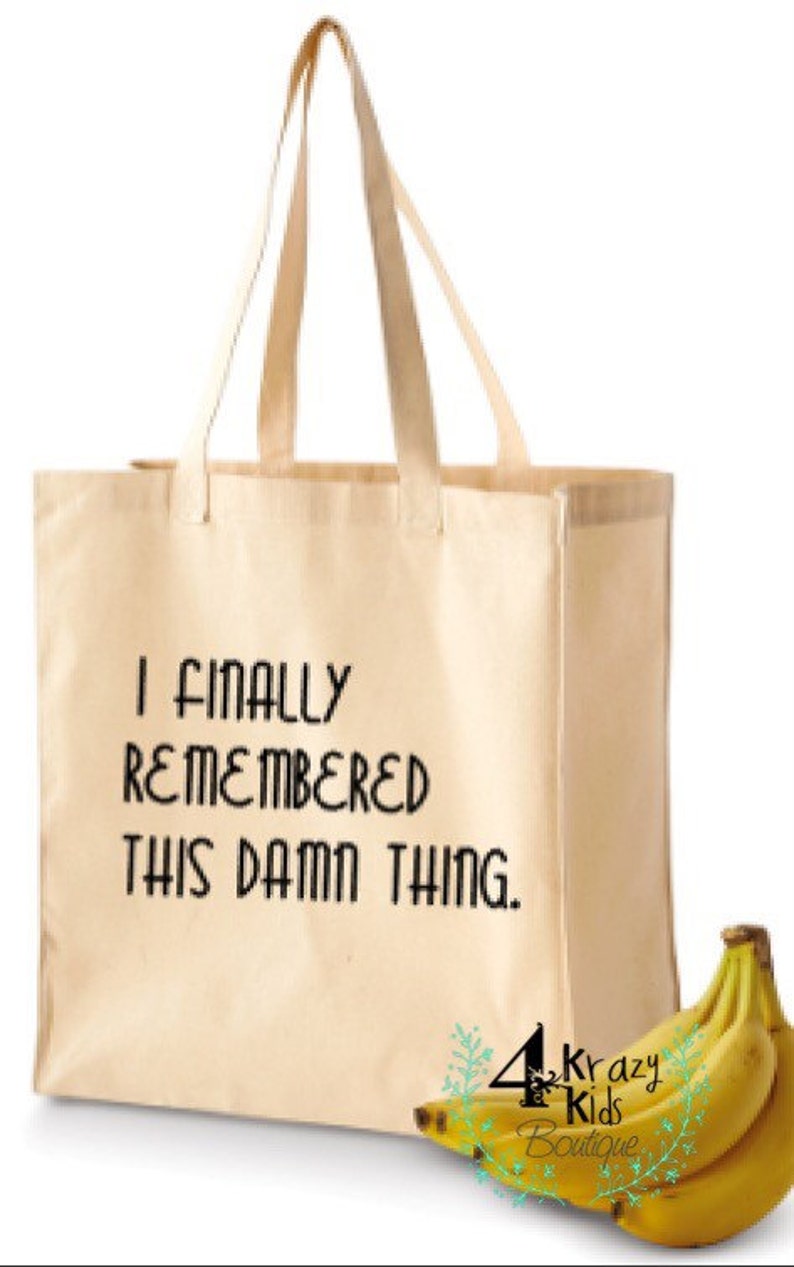 Canvas Grocery Tote Urban Reusable Bag Custom Cute Sayings. Etsy