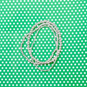 Armband i sterlingsilver, stapel