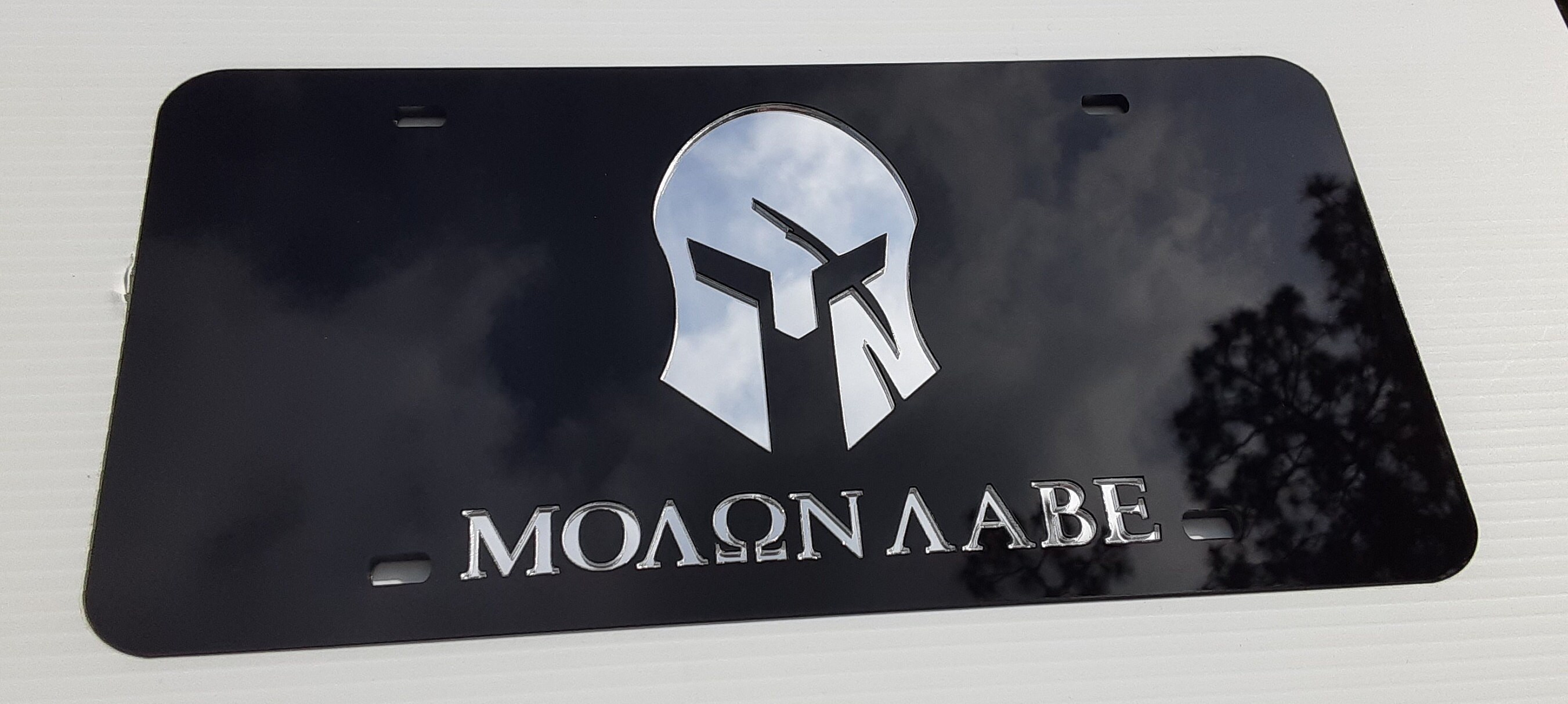 Molon Labe 2nd Amendment Rights Aluminum Vehicle Tag Vanity License Plate Come And Take Them - Foto 11