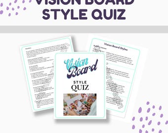 Vision Board Style Quiz | Create Your Best Goal Board | Manifest in Style