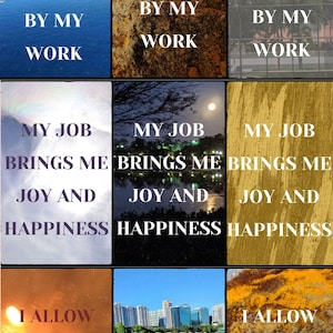 Vision Board Career Affirmations, Manifestation, Printable Vision Board Affirmations