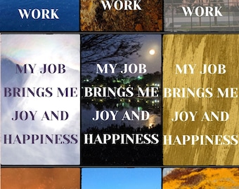 Vision Board Career Affirmations, Manifestation, Printable Vision Board Affirmations